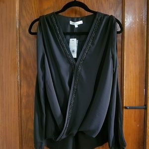 Black Chiffon Top